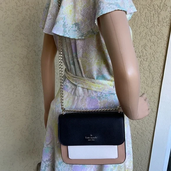 Kate Spade Remi Colorblock Flap Chain Crossbody - Picture 13 of 16
